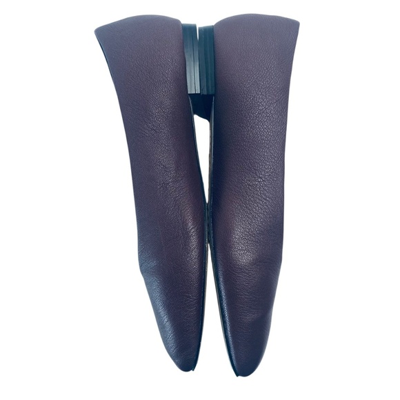 BIRDIES The Crane Leather Ballet Flats Square Toe Maroon Wine Size 8.5 - Picture 7 of 14